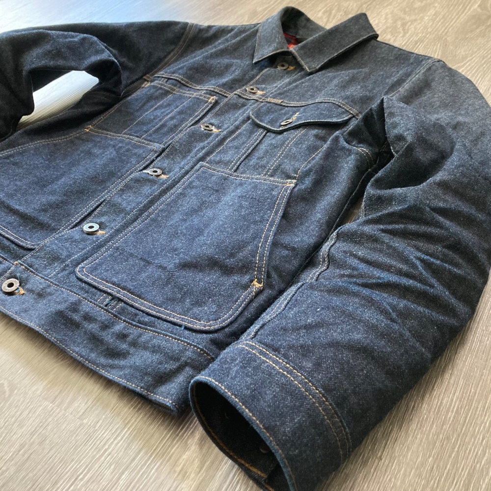 Made USA Lined Short Cruiser - Denim - S
